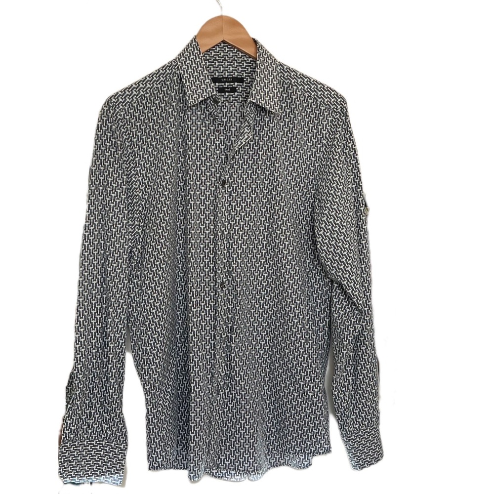 Gucci Horsebit Men’s Button Up Dress Shirt